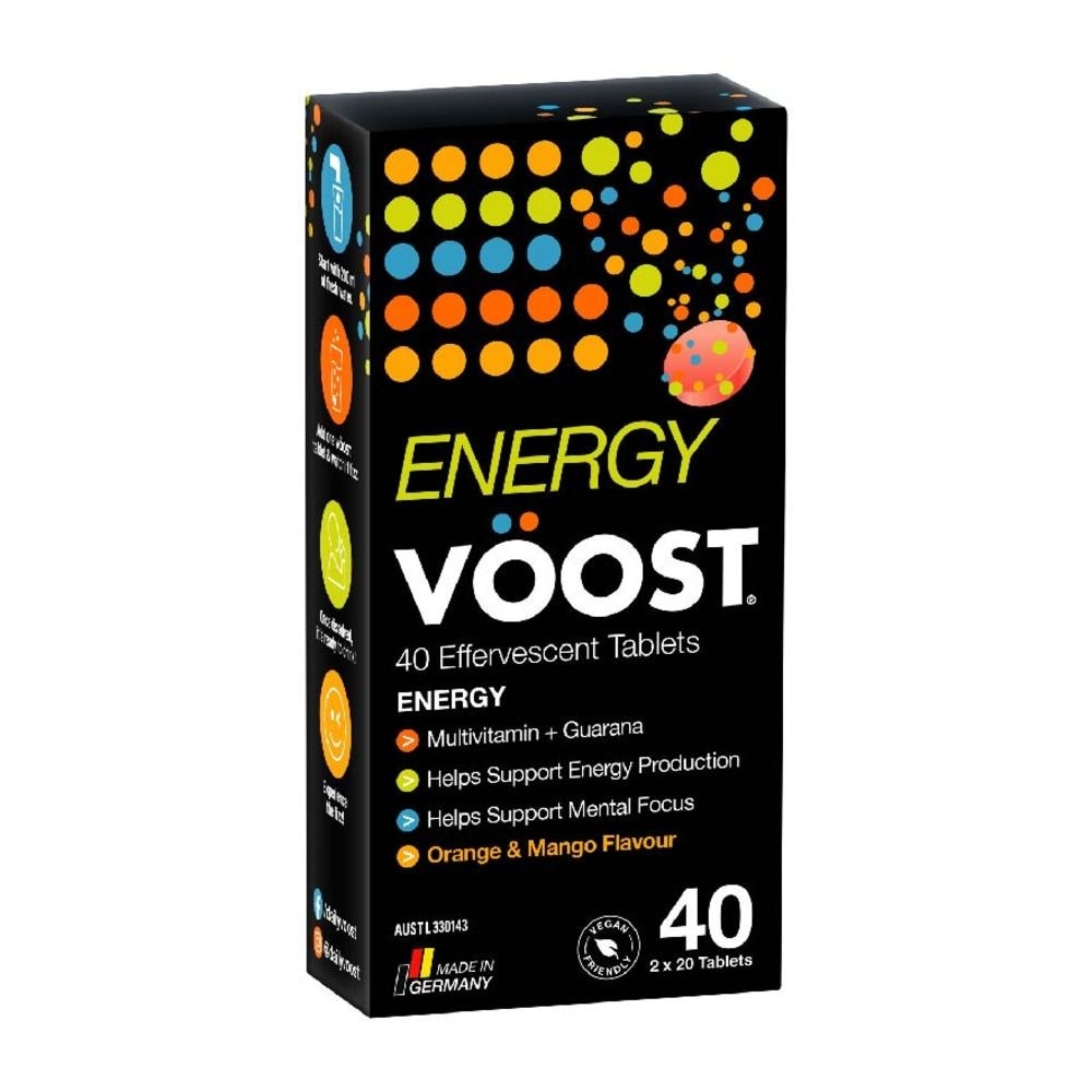 Energy Effervescent Vitamin Supplement Tablet (Support Energy Production) 40s