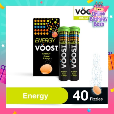 VOOST Energy Effervescent Vitamin Supplement Tablet (Support Energy Production) 40s