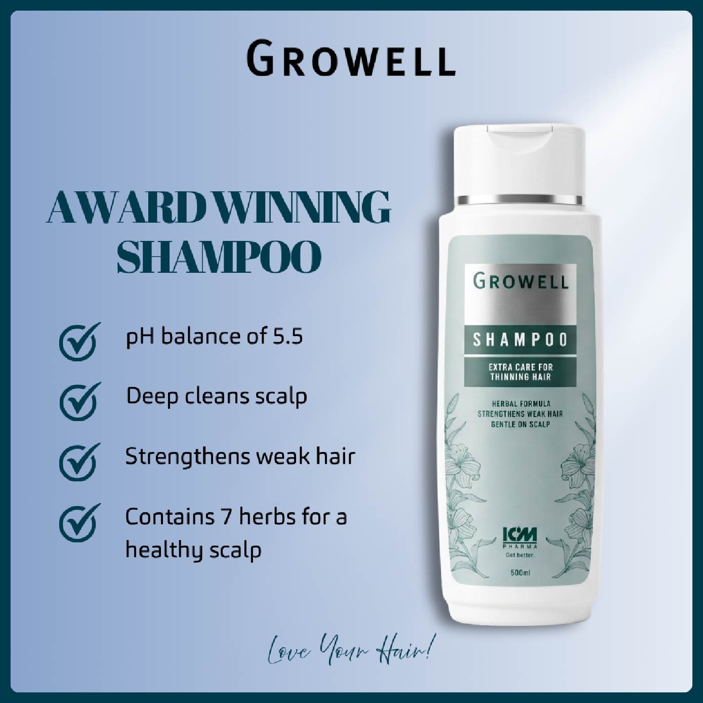Growell Shampoo 200ml