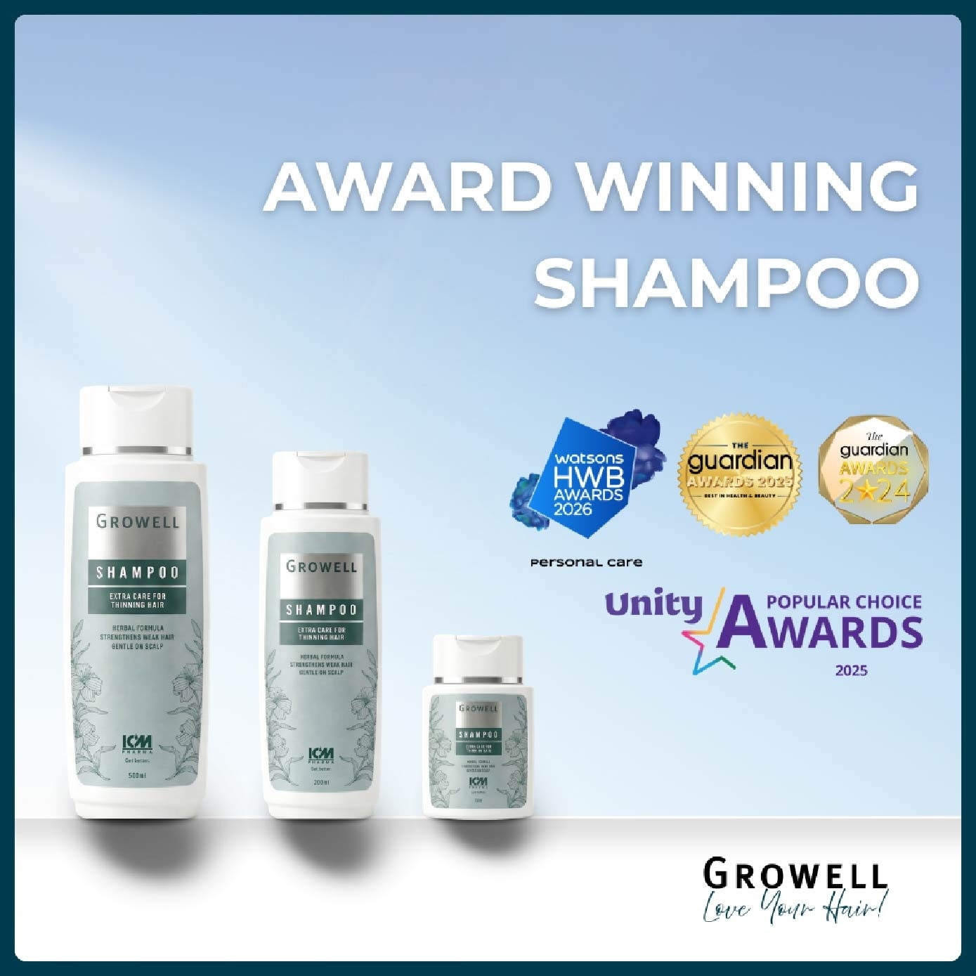 Growell Shampoo 200ml
