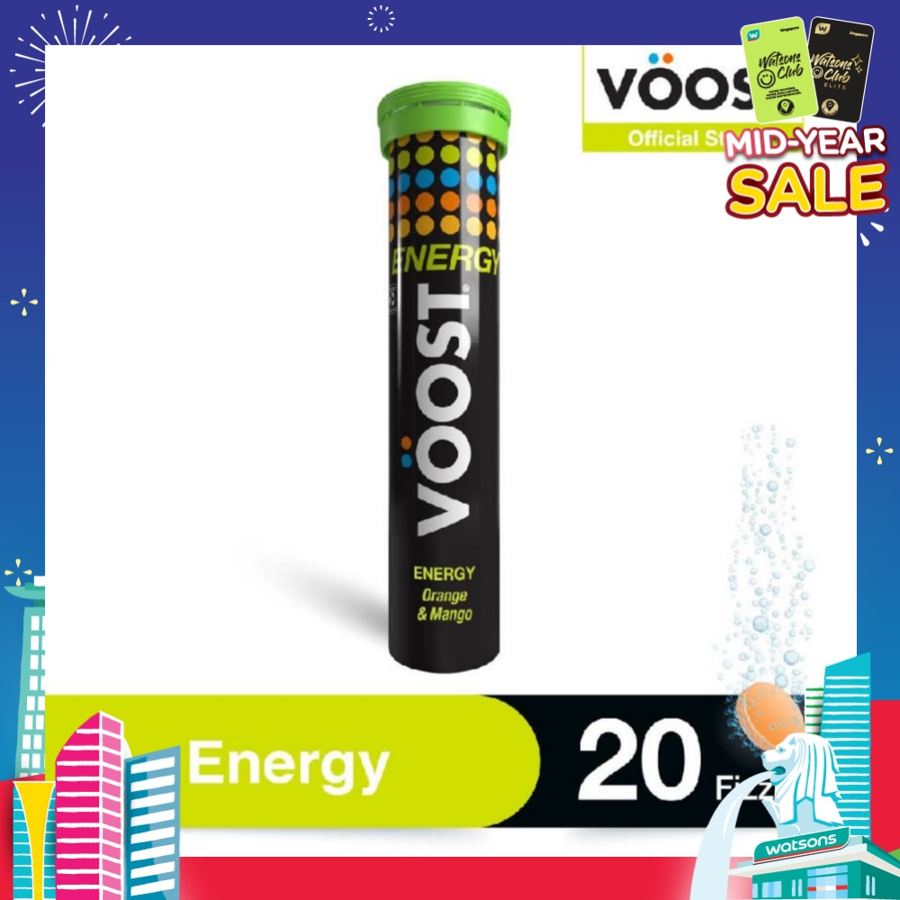 Energy Effervescent Vitamin Supplement Tablet (Support Energy Production) 20s