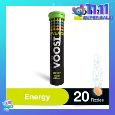 VOOST Energy Effervescent Vitamin Supplement Tablet 20s (Expiry: Jun`2026)
