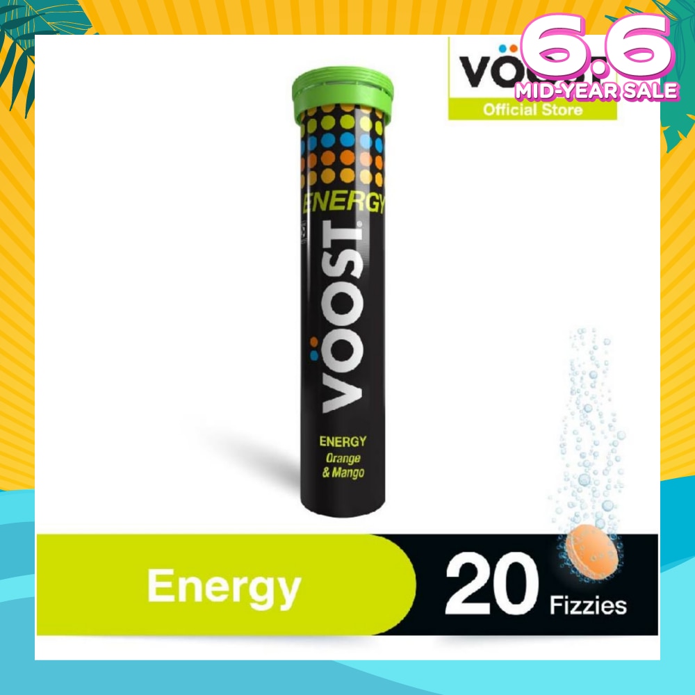 Energy Effervescent Vitamin Supplement Tablet (Support Energy Production) 20s