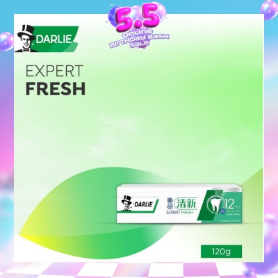 DARLIE - Expert Fresh Toothpaste (12Hours Against Bad Breath) 120g