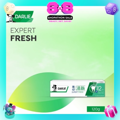 DARLIE - Expert Fresh Toothpaste (12Hours Against Bad Breath) 120g