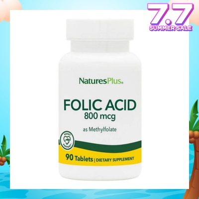 NATURE'S PLUS Folic Acid 800 mcg 90 Tablets