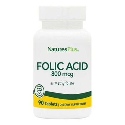 NATURE'S PLUS Folic Acid 800 mcg 90 Tablets