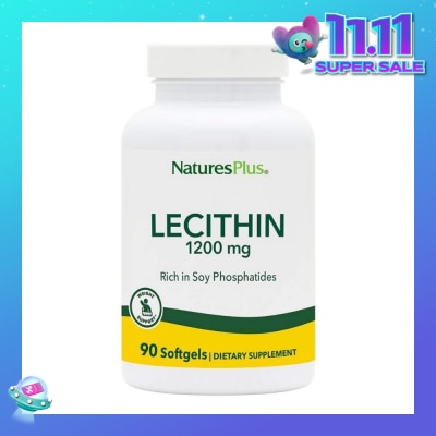 NATURE'S PLUS Lecithin 19 Grains 1200mg Softgels 90s