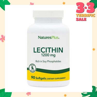 NATURE'S PLUS Lecithin 19 Grains 1200mg Softgels 90s