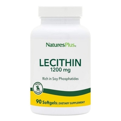 NATURE'S PLUS Lecithin 19 Grains 1200mg Softgels 90s