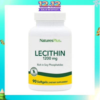 NATURE'S PLUS Lecithin 19 Grains 1200mg Softgels 90s