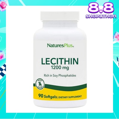 NATURE'S PLUS Lecithin 19 Grains 1200mg Softgels 90s