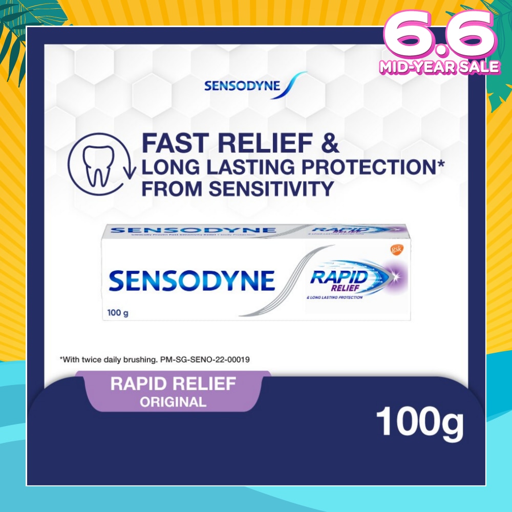 Sensitive Teeth Oral Care Toothpaste Rapid Relief (Dental Sensitivity Relief) 100g
