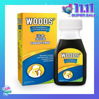 WOODS WOODS P/MINT CURE 50ML ADULT