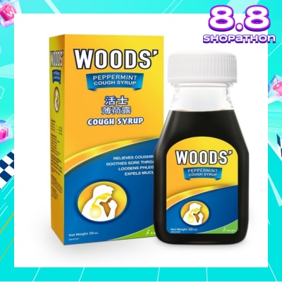 WOODS WOODS P/MINT CURE 50ML ADULT