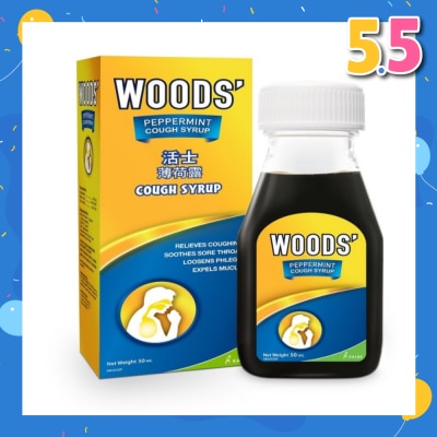 WOODS WOODS P/MINT CURE 50ML ADULT