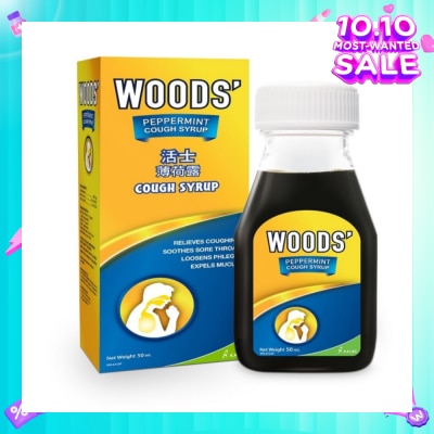 WOODS WOODS P/MINT CURE 50ML ADULT