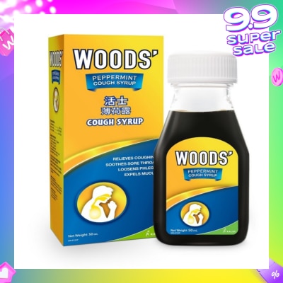 WOODS WOODS P/MINT CURE 50ML ADULT