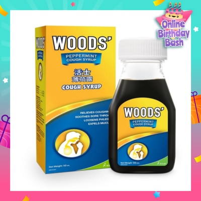 WOODS WOODS P/MINT CURE 50ML ADULT