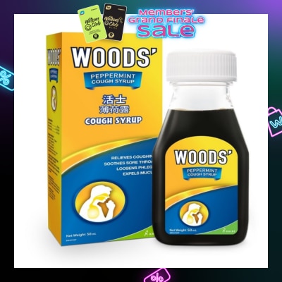 WOODS WOODS P/MINT CURE 50ML ADULT
