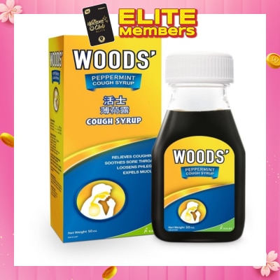 WOODS WOODS P/MINT CURE 50ML ADULT