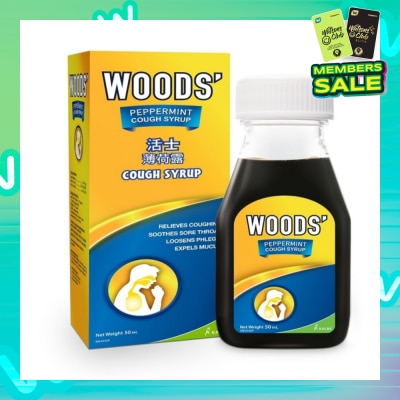 WOODS WOODS P/MINT CURE 50ML ADULT