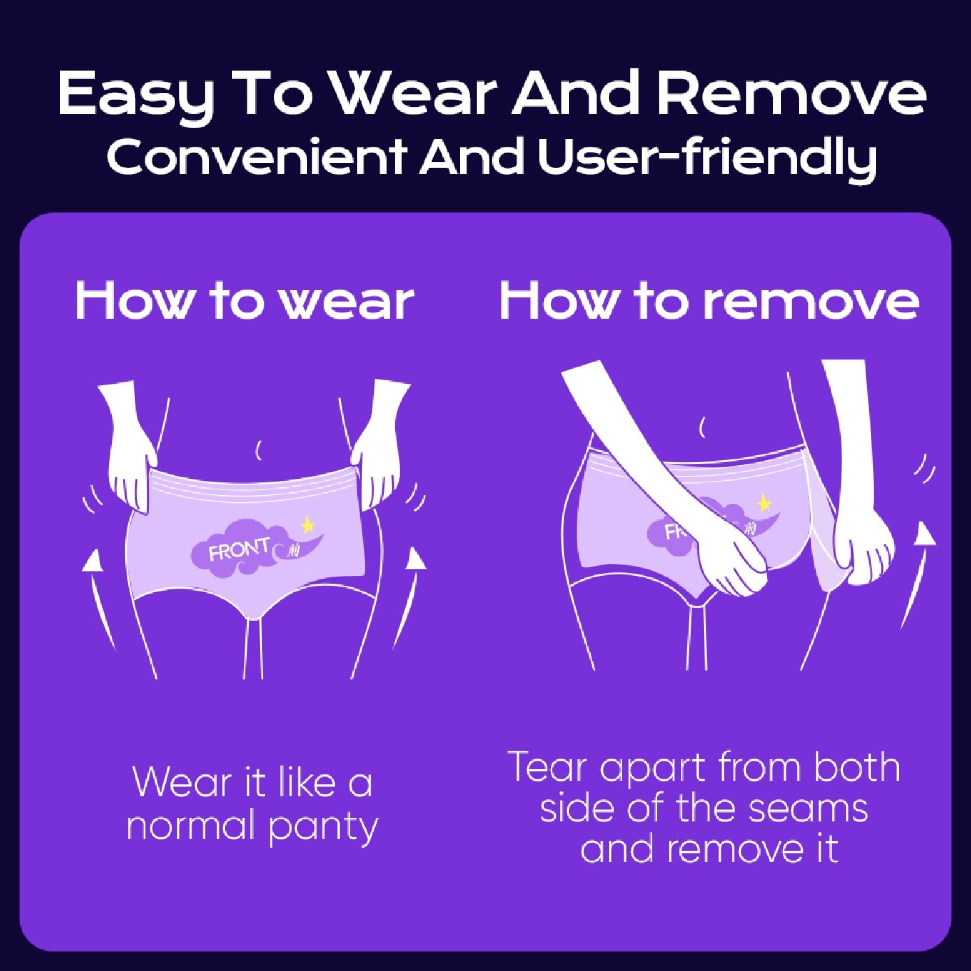 Ergo Comfort Overnight Panty M-L 3s