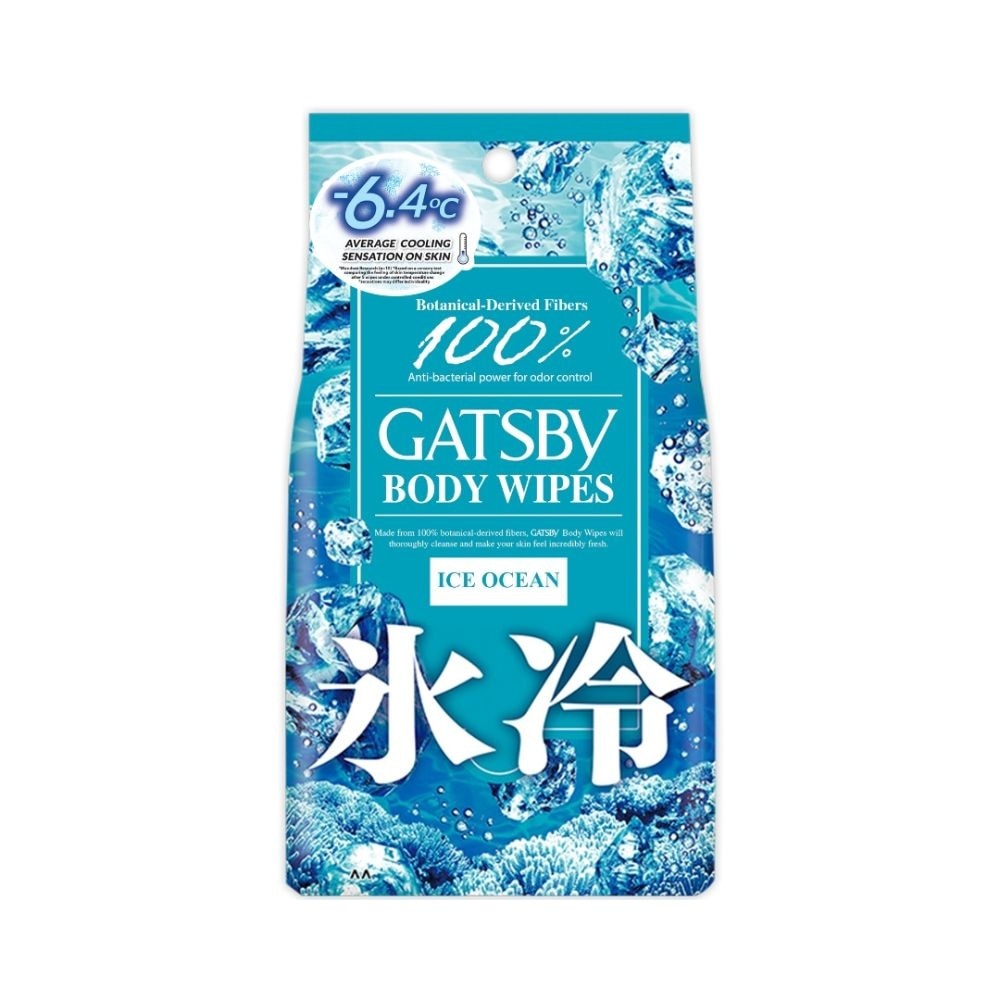 Ice-Type Deodorant Body Wipes Ice Ocean 30s
