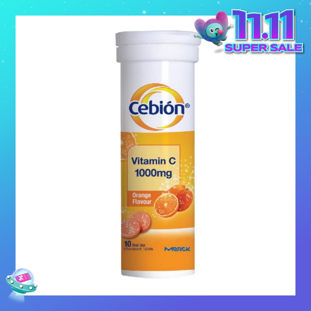 Vitamin C Effervescent Orange Flavour 10s (Expiry: Aug`2026)