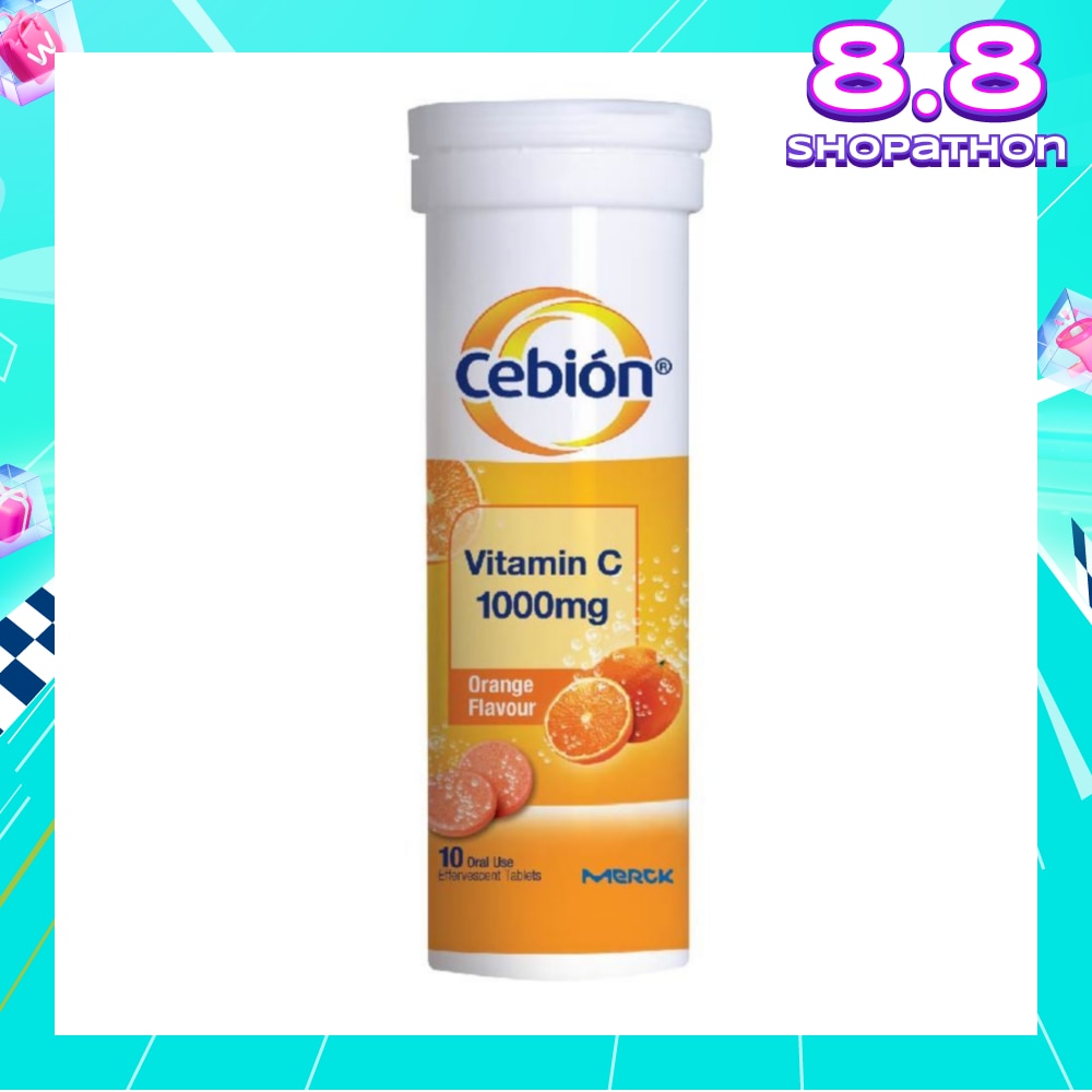 Vitamin C Effervescent Orange Flavour 10s (Expiry: Oct`2025)