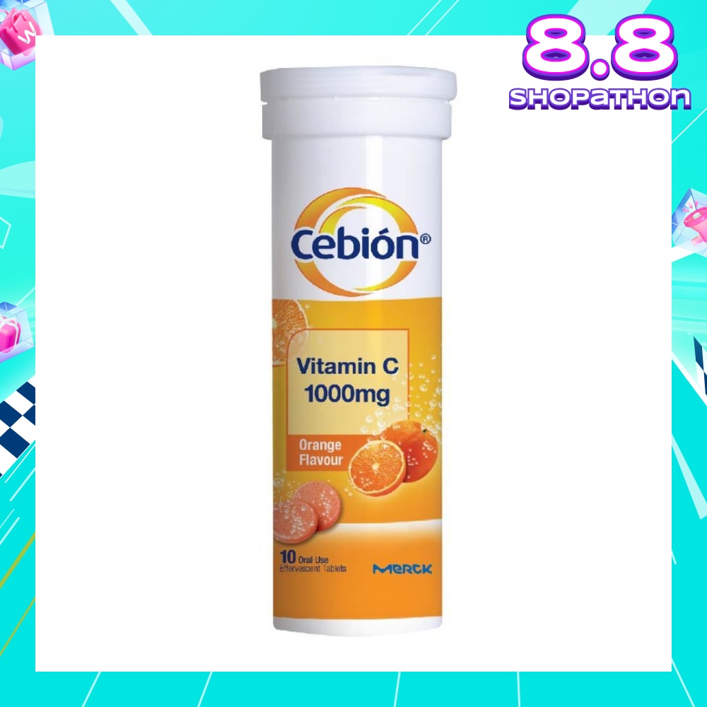 Vitamin C Effervescent Orange Flavour 10s (Expiry: Oct`2025)
