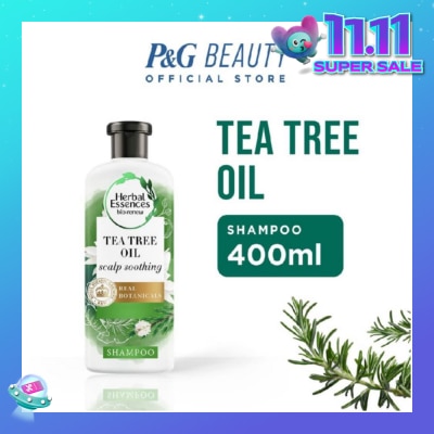 HERBAL ESSENCES bio:renew Tea Tree Oil Hair & Scalp Shampoo 400ml