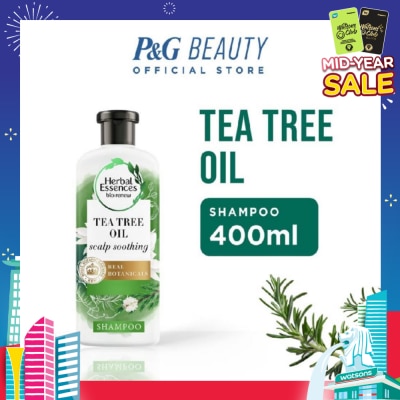 HERBAL ESSENCES bio:renew Tea Tree Oil Hair & Scalp Shampoo 400ml