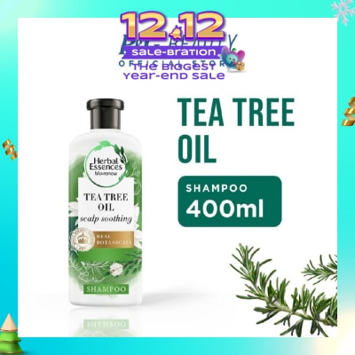 HERBAL ESSENCES bio:renew Tea Tree Oil Hair & Scalp Shampoo 400ml