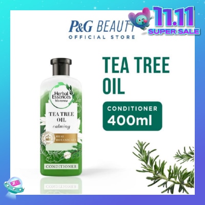 HERBAL ESSENCES bio:renew Tea Tree Oil Hair & Scalp Conditioner 400ml