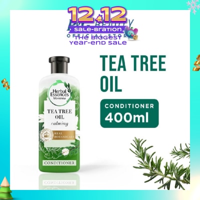 HERBAL ESSENCES bio:renew Tea Tree Oil Hair & Scalp Conditioner 400ml