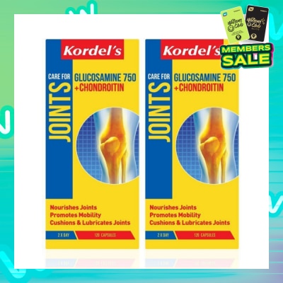 KORDEL'S Glucosamine 750 mg + Chondroitin 120s Twinpack