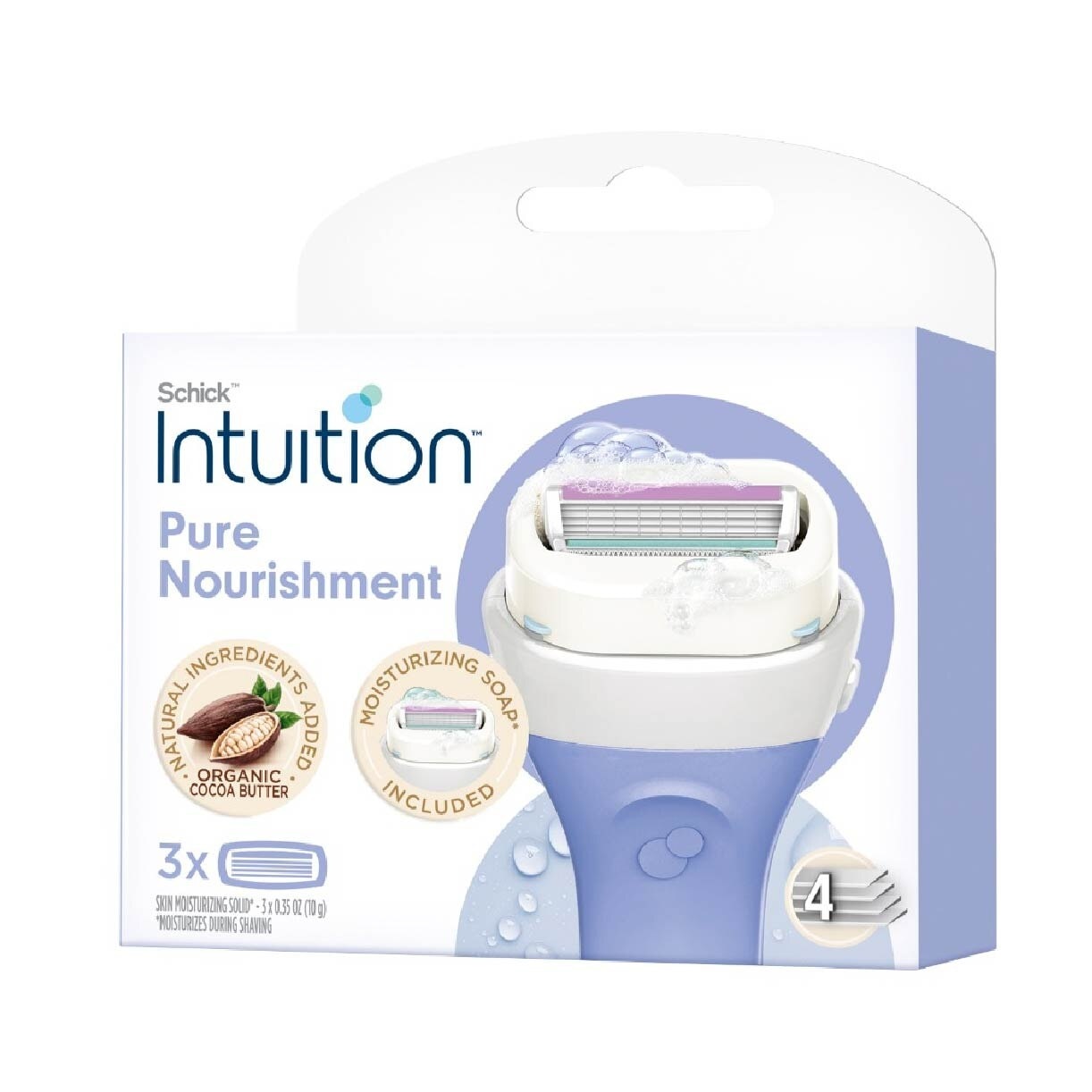 Intuition Pure Nourishment Coconut Milk & Almond Oil Ladies Razor Cartidge Refill 6s