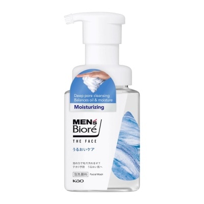 BIORE MEN'S The Face Instant Foaming Facial Wash Moisturizing 200ml