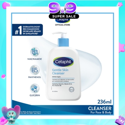 CETAPHIL - Gentle Skin for Face & Body Cleanser (All Skin Types) 236ml image
