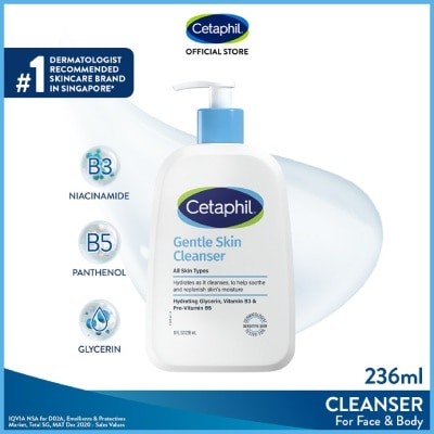 CETAPHIL - Gentle Skin for Face & Body Cleanser (All Skin Types) 236ml