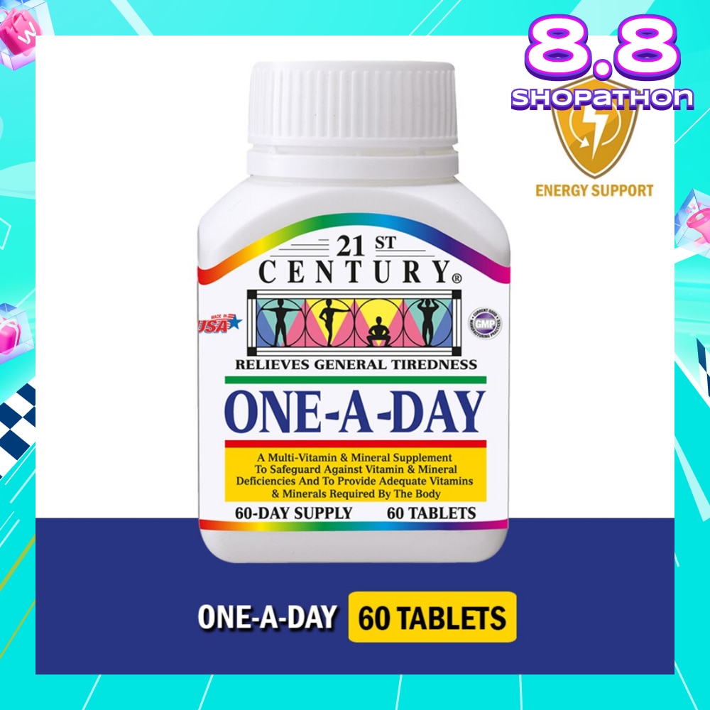 One A Day Multi Vitamin & Mineral Supplement Tablets (Relieves General Tiredness) 60s