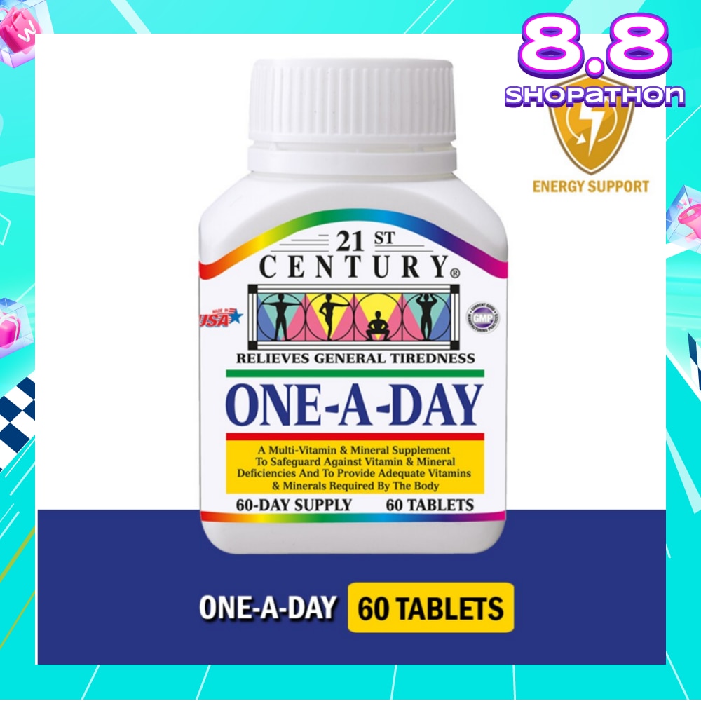 One A Day Multi Vitamin & Mineral Supplement Tablets (Relieves General Tiredness) 60s