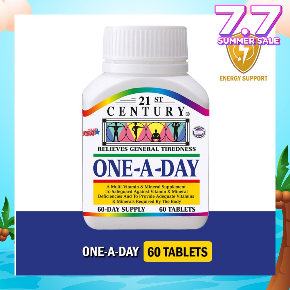 One A Day Multi Vitamin & Mineral Supplement Tablets (Relieves General Tiredness) 60s