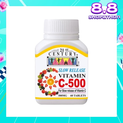 21ST CENTURY Slow Release Vitamin C Tablets 500mg 60s