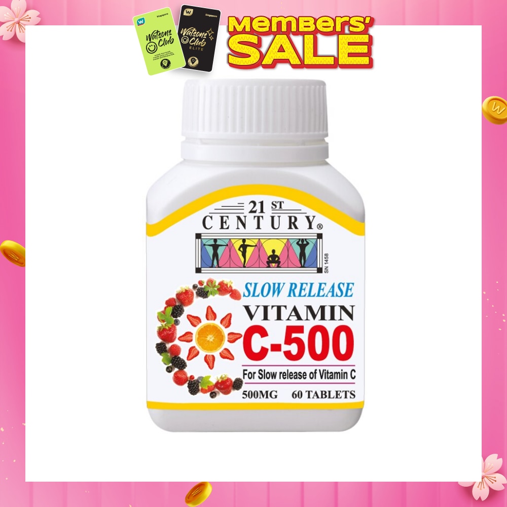 Slow Release Vitamin C Tablets 500mg 60s