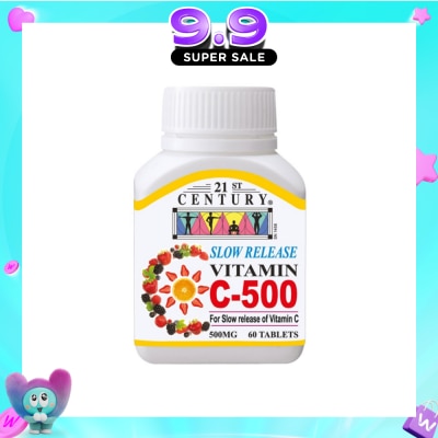 21ST CENTURY - Slow Release Vitamin C Tablets 500mg 60s image