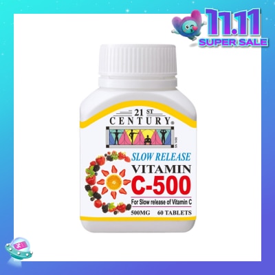21ST CENTURY Slow Release Vitamin C Tablets 500mg 60s