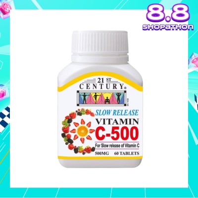 21ST CENTURY Slow Release Vitamin C Tablets 500mg 60s
