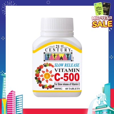 21ST CENTURY Slow Release Vitamin C Tablets 500mg 60s